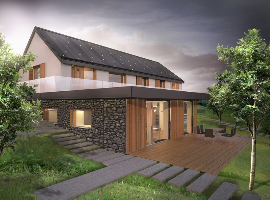 Sodobna hiša v okolici kamnika